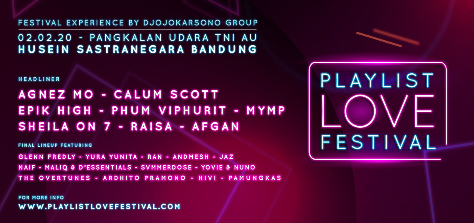 List of Music Concerts and Festivals in Indonesia 2020