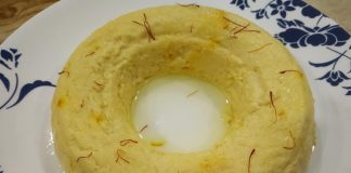 Steamed-Yogurt-Saffron-Cheesecake-Recipe-Bapa Doi