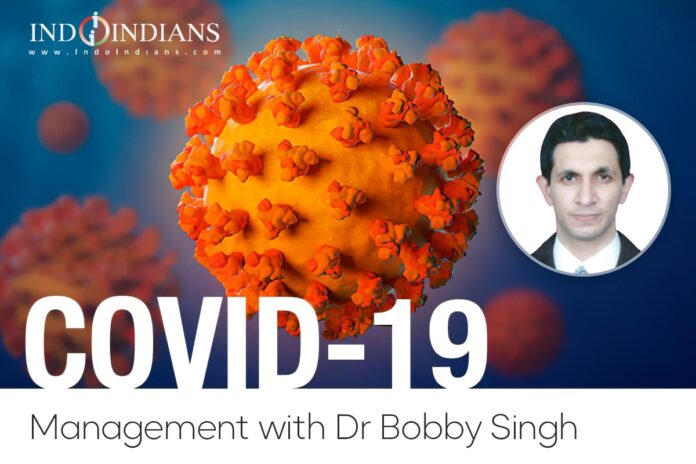 Indoindians Online Event All About COVID Management with Dr. Bobby Singh, Pulmonologist