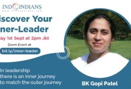 Indoindians Online Event with Brahma Kumari Gopi Patel on Inner Leadership