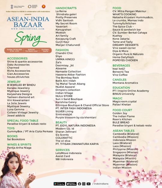 Participating Vendors At ASEAN INDIA Spring Bazaar 18 Feb 2024   NEW Participating Vendor 540x628 