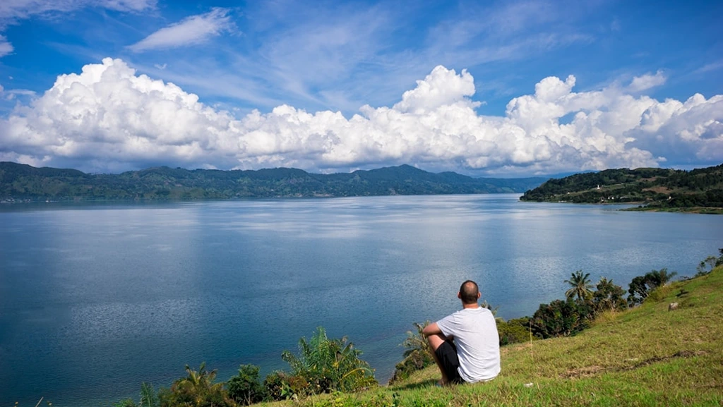 Activities at Lake Toba Relaxation Lounging by the Lakeshore