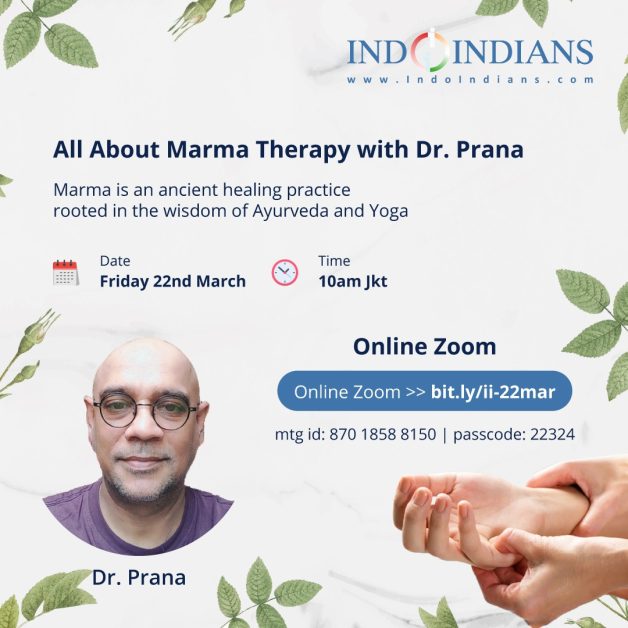 Indoindians Zoom Event: All About Marma Therapy with Dr. Prana ...