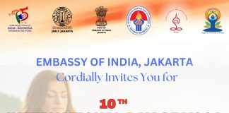 10th International Day of Yoga in Jakarta