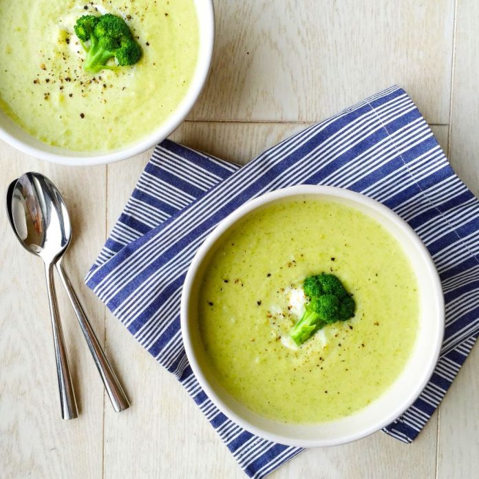 Detox Creamy Broccoli Soup Recipe