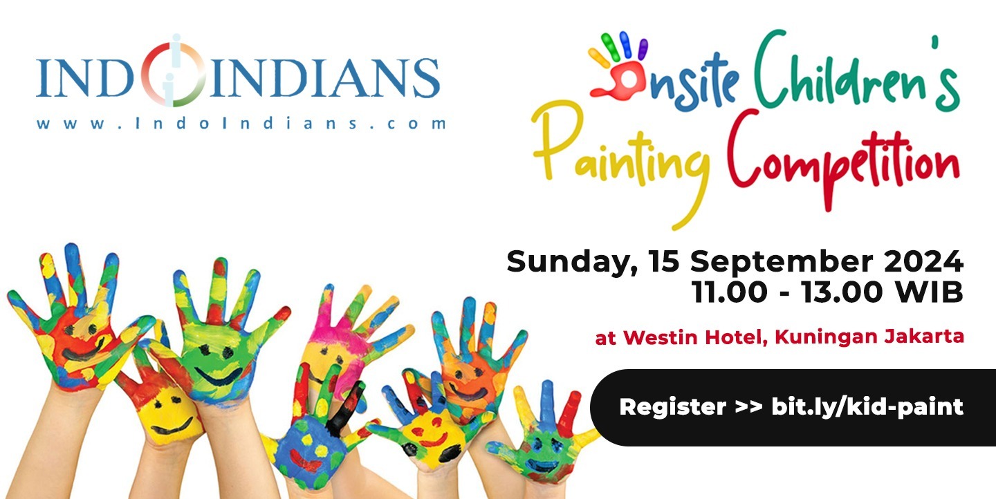 Indoindians Children’s Painting Competition on Sunday, 15th Sept at Hotel Westin, Jakarta