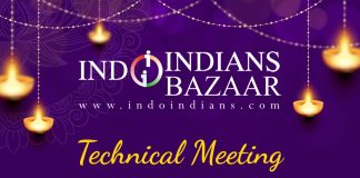 Indoindians Bazaar Technical Meeting on Tuesday 3rd Sept, 2024