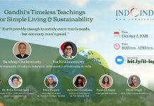 Indoindians Online Zoom Event Gandhi’s Timeless Teachings for Simple Living & Sustainability Update 27092024