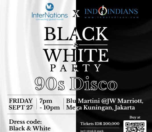 Internations X Indoindians Black & White Party 27th Sept 2024