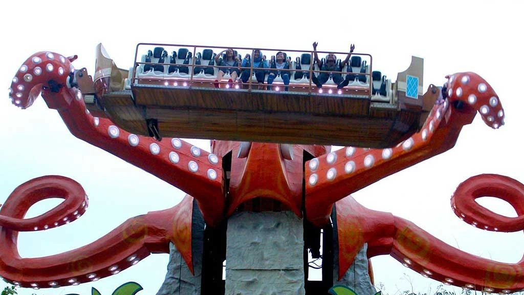 Explore All Ages Rides at Jungleland Adventure Theme Park Sentul Explora Zone Octopus