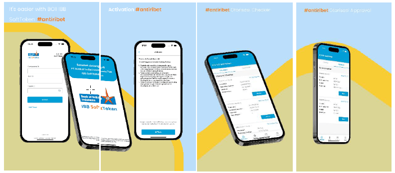 Figure-4 BOII IBB SoftToken App for Authorization of IB Business Transaction