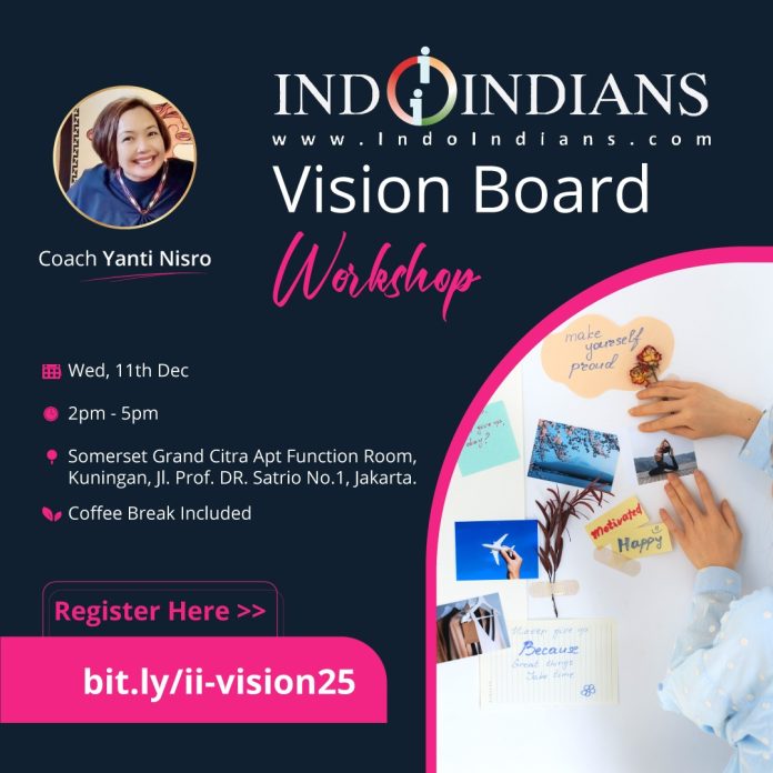 Indoindians 2025 Vision Board Workshop 11th Dec 2024