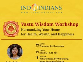 Indoindians Vastu Wisdom Workshop with Pallavi Khetan Harmonize Your Home for Health, Wealth, and Happiness. Learn how the ancient science of Vaastu can transform your space and life! ? Thursday, 5th December ? 2:30 PM - 5:00 PM ? Kalture Resto, BTPN Building, Mega Kuningan, Jakarta ? IDR 200,000/pax (coffee break included) Reserve your spot now ? bit.ly/ii-vastu Limited spots available! What You’ll Learn: ? Core principles of Vaastu for health, wealth, and relationships ? Simple tips for positive energy flow at home ? Quick remedies for common space challenges Reserve your spot now ? bit.ly/ii-vastu #indoindians #indoindiansbuzz #indoindiansevent #VastuWorkshop #HarmoniousSpaces #VastuForLife #EnergyBalance #HealthWealthHappiness #vastutips