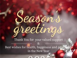 Season’s Greetings & Happy New Year 2025