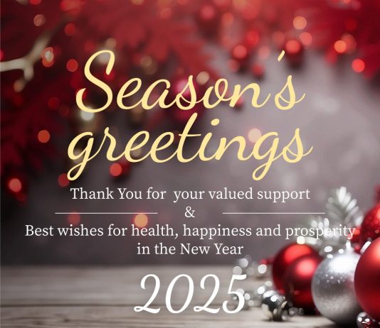 Season’s Greetings & Happy New Year 2025