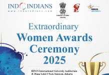 Indoindians Extraordinary Women Awards Ceremony on Saturday 8th March