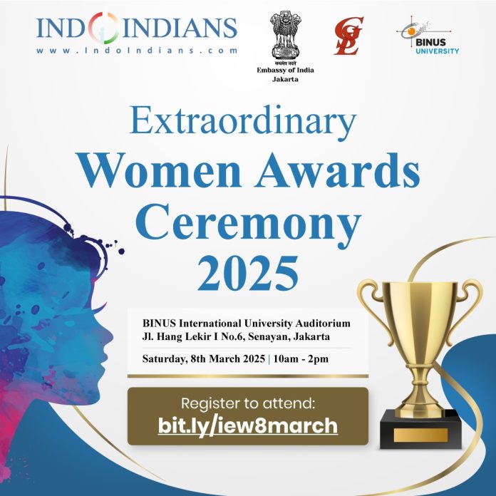 Indoindians Extraordinary Women Awards Ceremony on Saturday 8th March