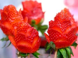 Strawberry Roses for Valentines day