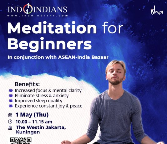 Isha Yoga Meditation for Beginners on 1st May at Hotel Westin Jakarta